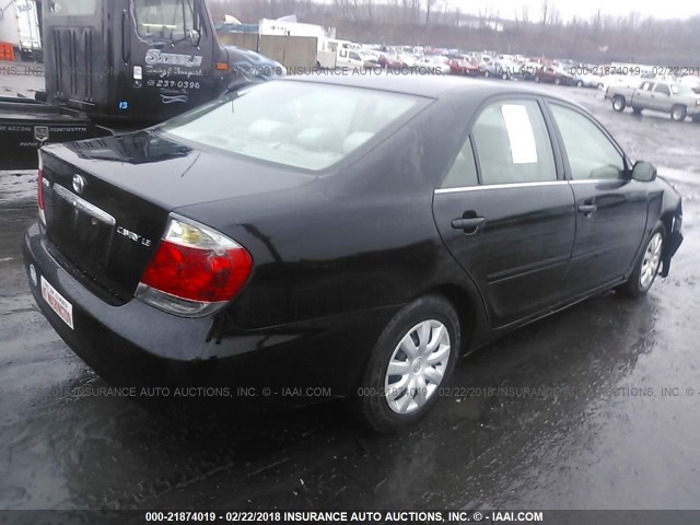 4T1BE30K75U383069 - 2005 TOYOTA CAMRY LE/XLE/SE 黑色 照片 4