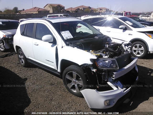 1C4NJCEA9GD642841 - 2016 JEEP COMPASS LATITUDE 白色 照片 1