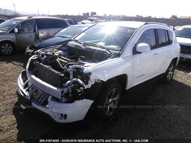 1C4NJCEA9GD642841 - 2016 JEEP COMPASS LATITUDE 白色 照片 2
