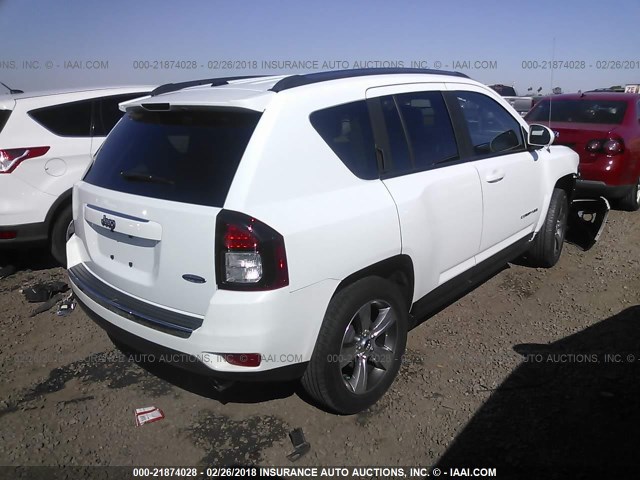 1C4NJCEA9GD642841 - 2016 JEEP COMPASS LATITUDE 白色 照片 4