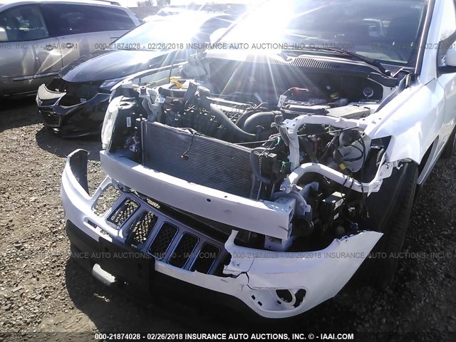 1C4NJCEA9GD642841 - 2016 JEEP COMPASS LATITUDE 白色 照片 6