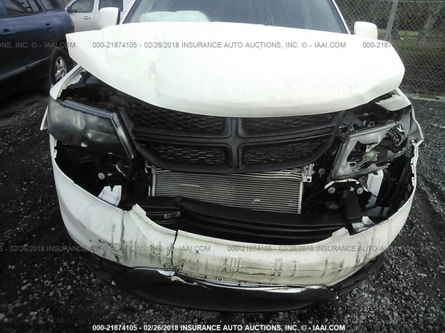 3C4PDCGB6HT708649 - 2017 DODGE JOURNEY CROSSROAD WHITE photo 6