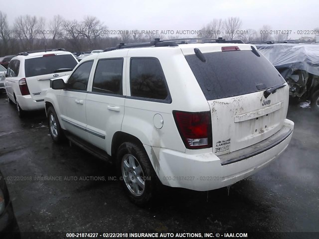 1J4PR4GK6AC147307 - 2010 JEEP GRAND CHEROKEE LAREDO WHITE photo 3