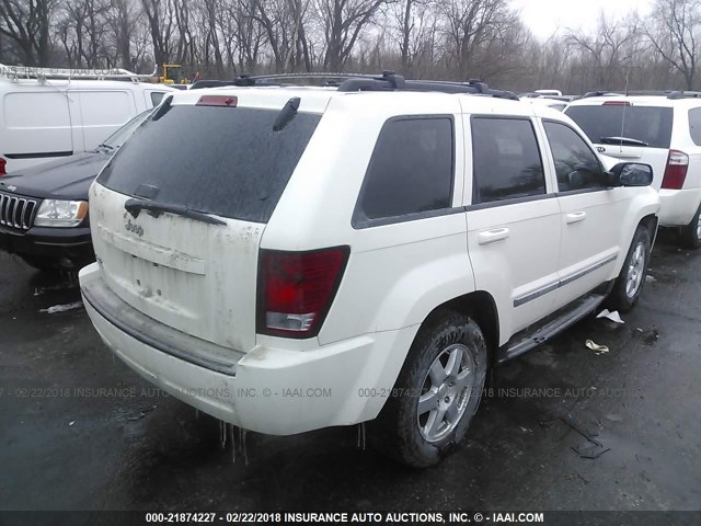 1J4PR4GK6AC147307 - 2010 JEEP GRAND CHEROKEE LAREDO WHITE photo 4