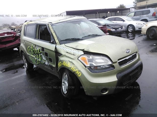 KNDJT2A28B7259871 - 2011 KIA SOUL +/!/SPORT GREEN photo 1