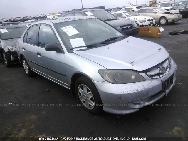 2HGES16344H553552 - 2004 HONDA CIVIC DX VP SILVER photo 1