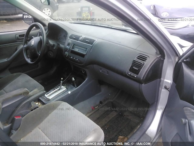 2HGES16344H553552 - 2004 HONDA CIVIC DX VP 银色 照片 5