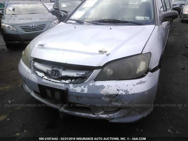 2HGES16344H553552 - 2004 HONDA CIVIC DX VP 银色 照片 6