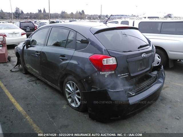 JF1GPAB60E8248491 - 2014 SUBARU IMPREZA PREMIUM GRAY photo 3