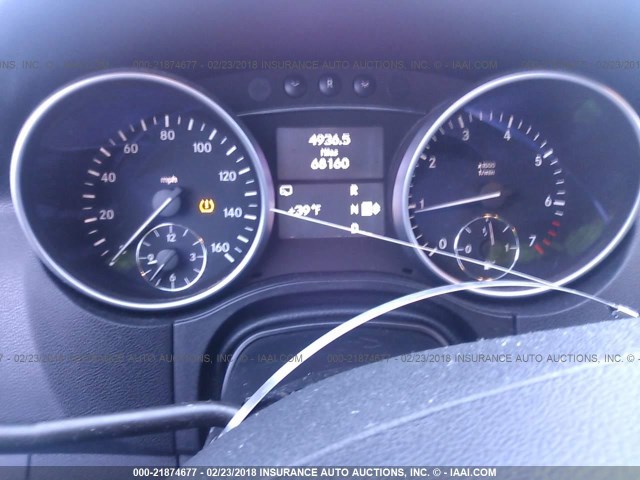 4JGBB8GB5AA562167 - 2010 MERCEDES-BENZ ML 350 4MATIC BLACK photo 7