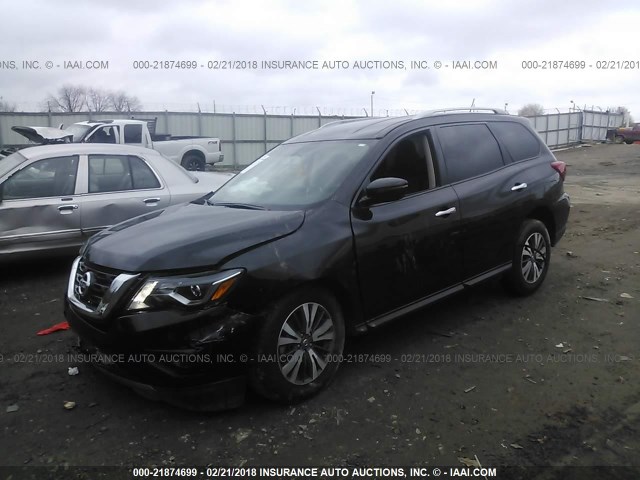 5N1DR2MN4HC650108 - 2017 NISSAN PATHFINDER S/SV/SL/PLATINUM 黑色 照片 2