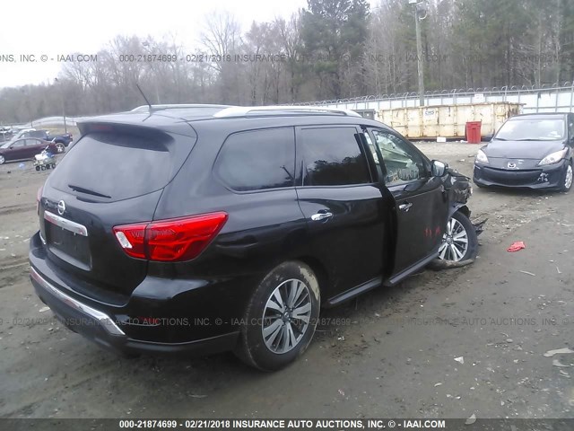 5N1DR2MN4HC650108 - 2017 NISSAN PATHFINDER S/SV/SL/PLATINUM 黑色 照片 4