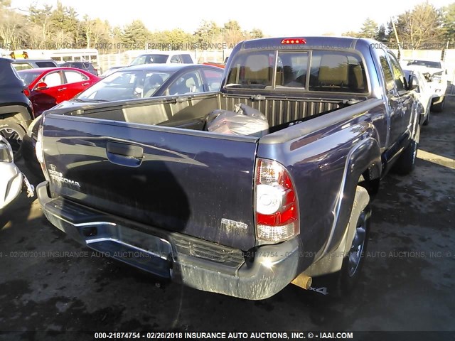 5TFUX4EN2DX023088 - 2013 TOYOTA TACOMA ACCESS CAB BLACK photo 4