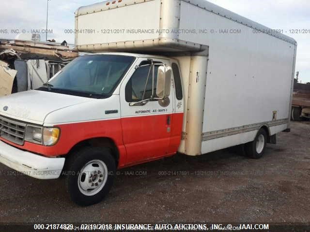 1FDKE37M5RHA79213 - 1994 FORD ECONOLINE E350 CUTAWAY VAN WHITE photo 2