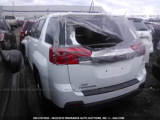 2GKFLVEK1F6340352 - 2015 GMC TERRAIN SLE WHITE photo 3