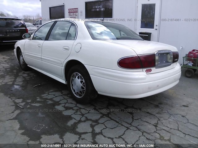 1G4HP52K35U251665 - 2005 BUICK LESABRE CUSTOM WHITE photo 3