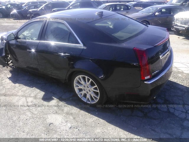 1G6DS5E37C0124379 - 2012 CADILLAC CTS PREMIUM COLLECTION BLACK photo 3