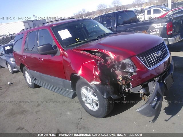 1FMRU15W04LA78387 - 2004 FORD EXPEDITION XLT წითელი ფოტო 1