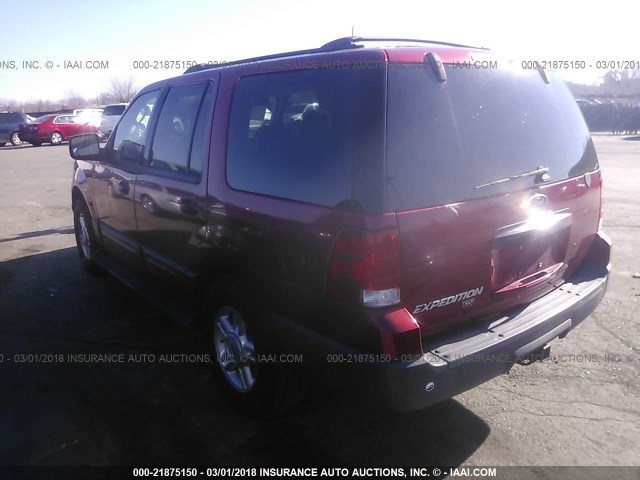 1FMRU15W04LA78387 - 2004 FORD EXPEDITION XLT წითელი ფოტო 3