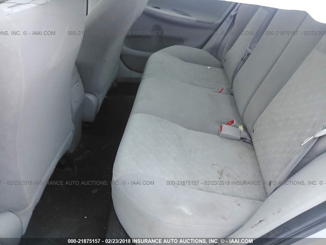 2T1BU40E49C187746 - 2009 TOYOTA COROLLA S/LE/XLE SILVER photo 8