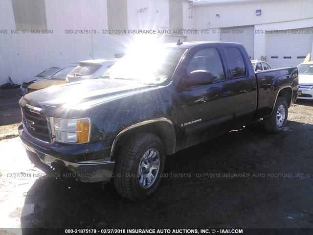 2GTEK19C571584302 - 2007 GMC NEW SIERRA K1500 Dark Blue photo 2