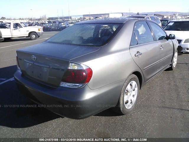 4T1BE32K96U697613 - 2006 TOYOTA CAMRY LE/XLE/SE GRAY photo 4