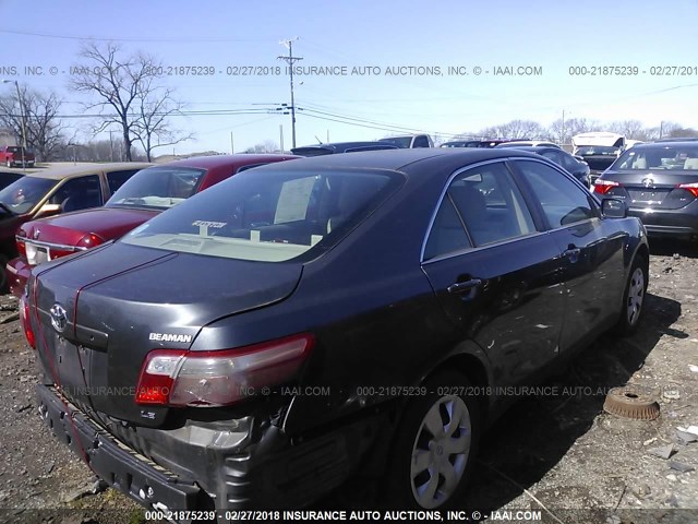 4T1BE46KX7U183044 - 2007 TOYOTA CAMRY NEW GENERATION CE/LE/XLE/SE GRAY photo 4