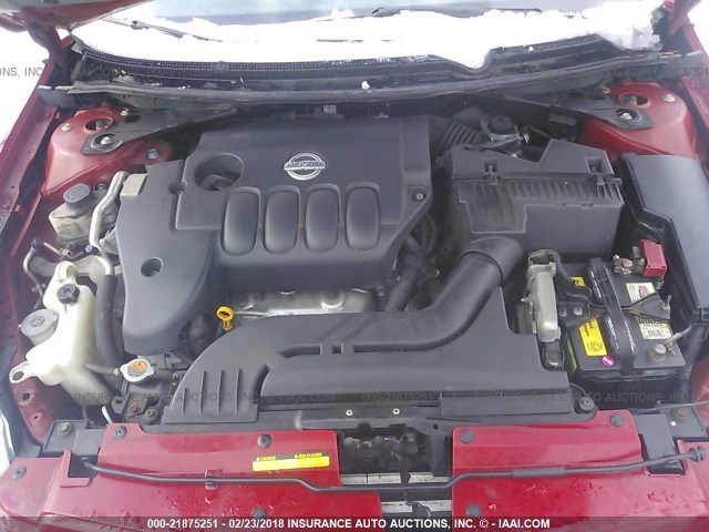 1N4AL24E99C137260 - 2009 NISSAN ALTIMA 2.5S RED photo 10