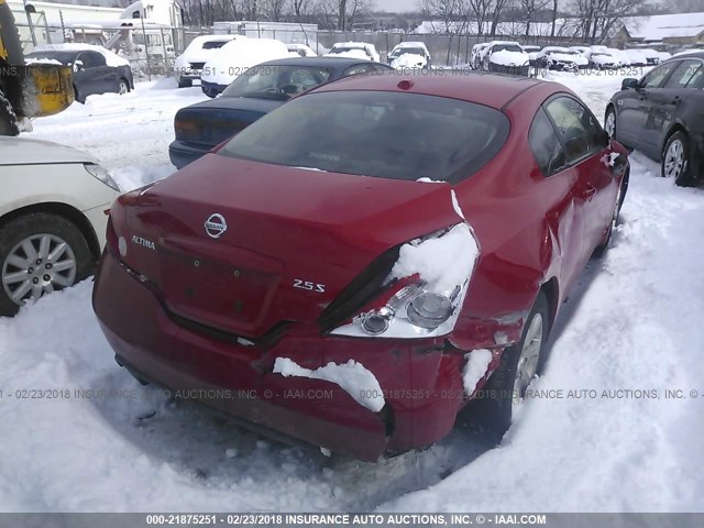 1N4AL24E99C137260 - 2009 NISSAN ALTIMA 2.5S RED photo 4