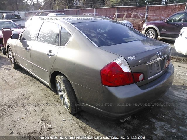 JNKAY01E16M108151 - 2006 INFINITI M35 SPORT BROWN photo 3