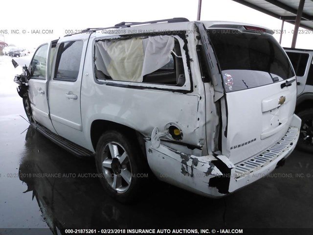 1GNFC26079R146898 - 2009 CHEVROLET SUBURBAN C1500 LT WHITE photo 3