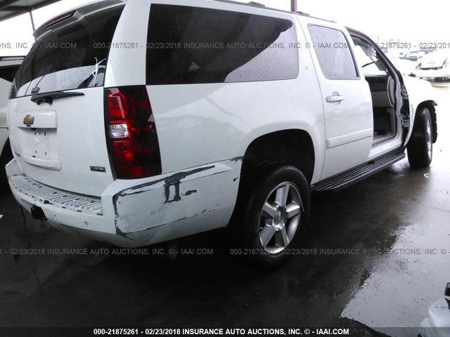 1GNFC26079R146898 - 2009 CHEVROLET SUBURBAN C1500 LT WHITE photo 4