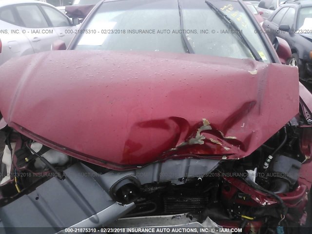 5J8TB18207A008723 - 2007 ACURA RDX RED photo 10