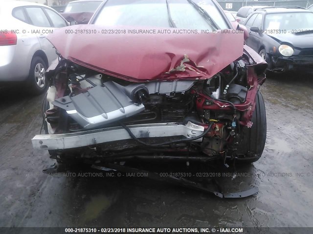 5J8TB18207A008723 - 2007 ACURA RDX RED photo 6