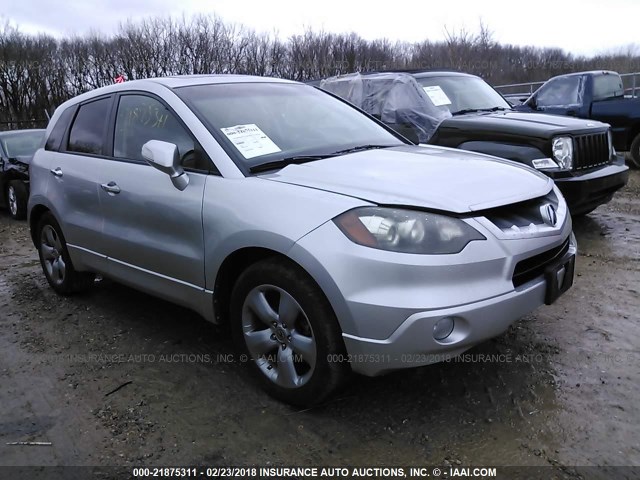 5J8TB18528A017998 - 2008 ACURA RDX TECHNOLOGY SILVER photo 1