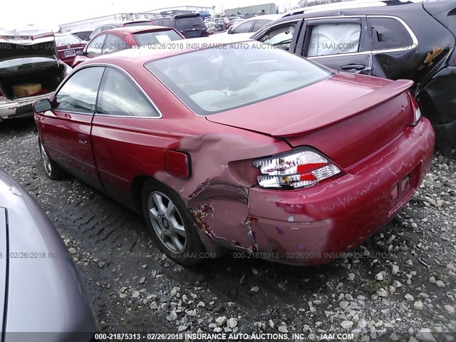 2T1CF22P2XC236795 - 1999 TOYOTA CAMRY SOLARA SE/SLE წითელი ფოტო 3