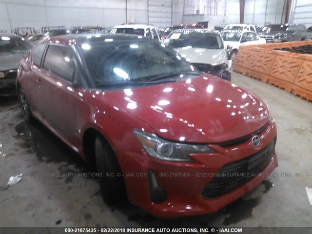 JTKJF5C70FJ006353 - 2015 TOYOTA SCION TC 红色 照片 1