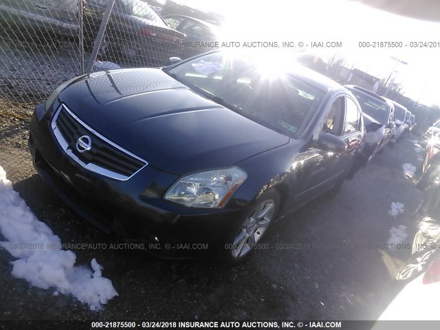 1N4BA41E37C812186 - 2007 NISSAN MAXIMA SE/SL BLUE photo 2