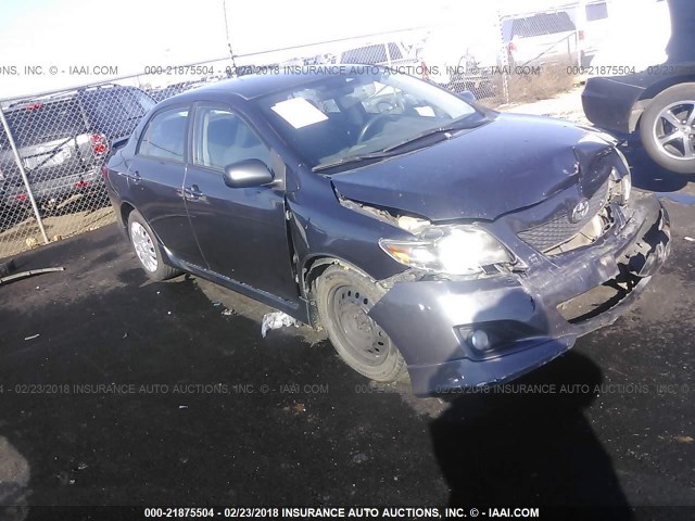 1NXBU40E79Z085758 - 2009 TOYOTA COROLLA S/LE/XLE GRAY photo 1