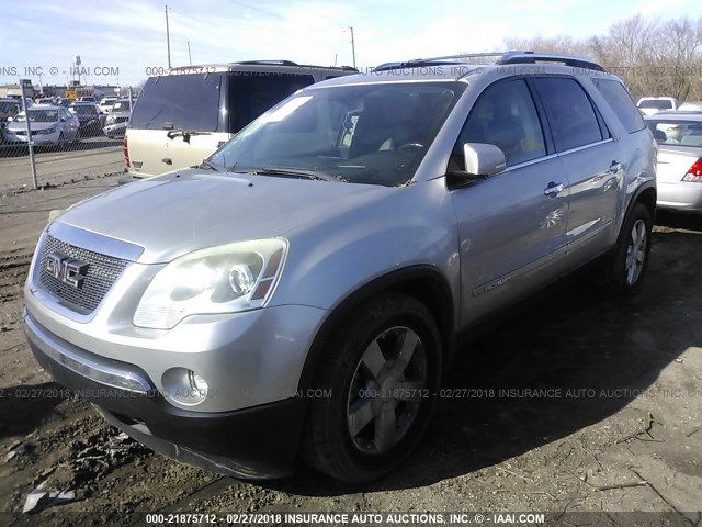 1GKER33797J107482 - 2007 GMC ACADIA SLT-2 SILVER photo 2