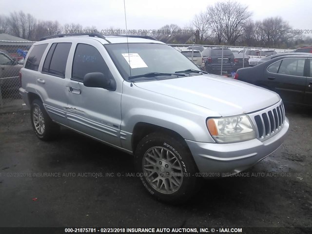 1J8GW58N43C598308 - 2003 JEEP GRAND CHEROKEE LIMITED SILVER photo 1