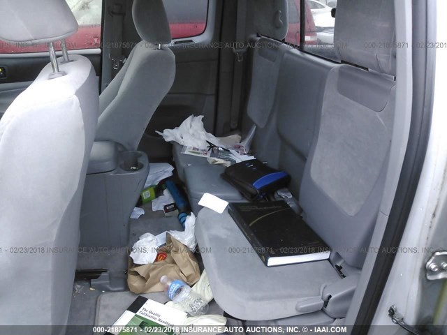 5TETX4CN4AZ714187 - 2010 TOYOTA TACOMA ACCESS CAB Silber Foto 8