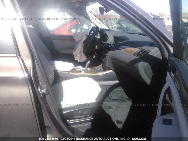 5UXWX7C50DL979401 - 2013 BMW X3 XDRIVE35I BROWN photo 5