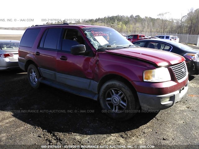 1FMPU15L04LB14740 - 2004 FORD EXPEDITION XLT RED photo 1