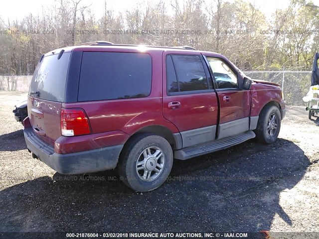 1FMPU15L04LB14740 - 2004 FORD EXPEDITION XLT RED photo 4