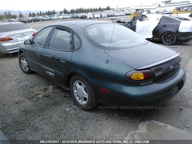 1FALP52U7TA225686 - 1996 FORD TAURUS GL GREEN photo 3