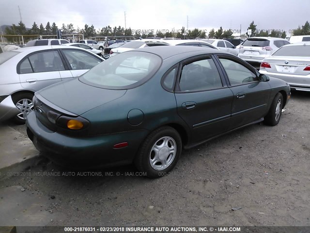 1FALP52U7TA225686 - 1996 FORD TAURUS GL GREEN photo 4