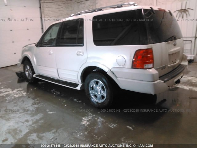 1FMPU19565LB09748 - 2005 FORD EXPEDITION LIMITED WHITE photo 3