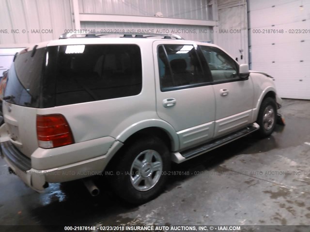 1FMPU19565LB09748 - 2005 FORD EXPEDITION LIMITED WHITE photo 4