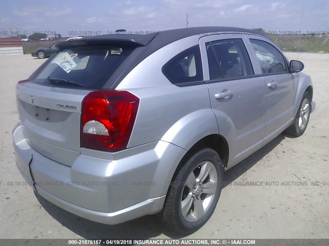 1B3CB3HA2BD254361 - 2011 DODGE CALIBER MAINSTREET SILVER photo 4